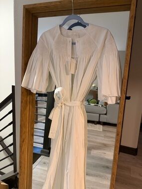 BRAND NEW Chloé Smocked Button Down Dress